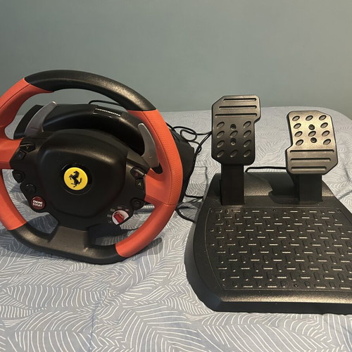 Trustmaster T98 racing wheel for Xbox used