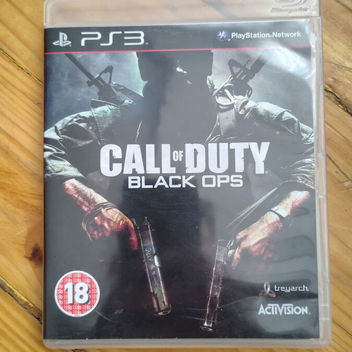 Call of Duty Black Ops PS3 game used, complete with manual
