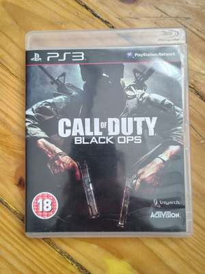 Call of Duty Black Ops PS3 game used, complete with manual