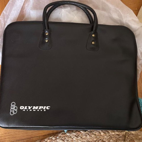 Olympic Airways bag like new, made in Japan, collectible