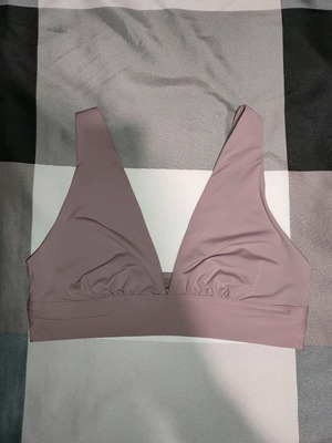 H&M microfiber bra medium like new, beige
