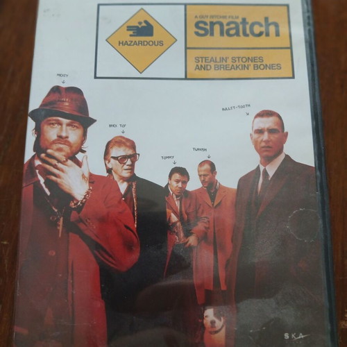 Snatch DVD used, comedy action crime without Greek subtitles
