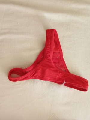 Red underwear set