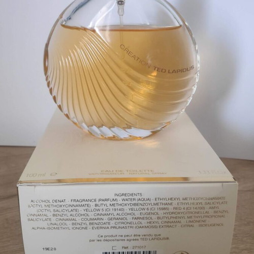 Ted Lapidus Creation Eau de Toilette 100 ml like new for women