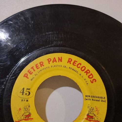 Peter Pan 45 rpm record used, The Further Adventures of Wynken Blynken and Nod