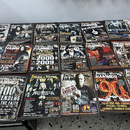 Metal Hammer magazine bundle, 75 issues plus 2 bonus