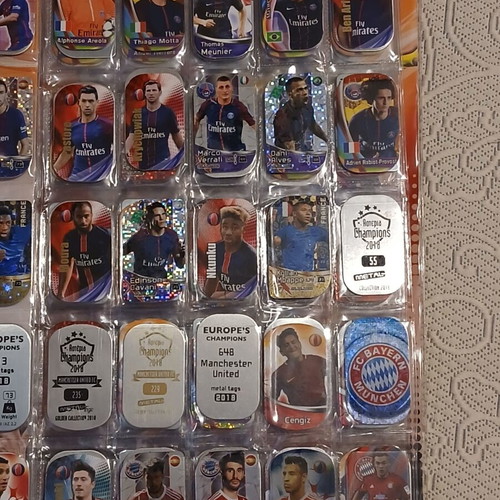 Metal Tags Stars Champions 2018 like new