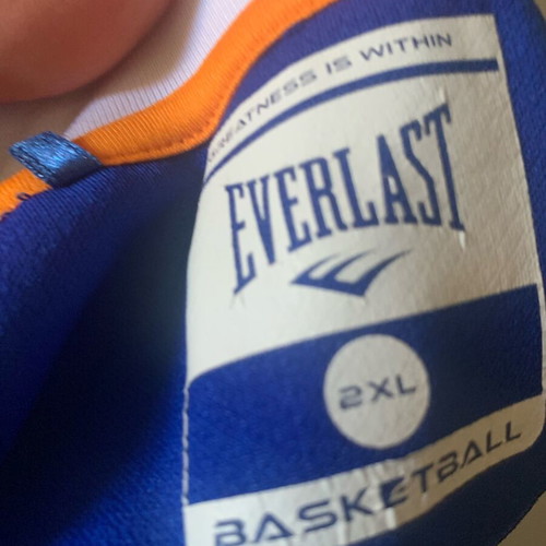Everlast basketball jerseys New York and Admiral sleeveless like new
