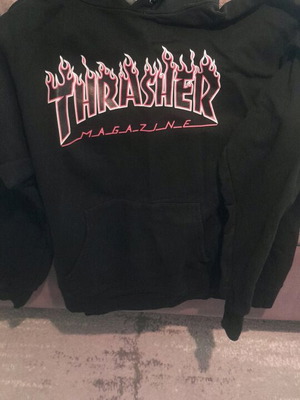 Φουτερ Thrasher Medium μαύρο σαν καινούργιο