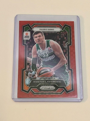 Αριθμημένη κάρτα Kristof Lavrinovic Zalgiris Kaunas Panini Euroleague 2023-24 καινούργιο