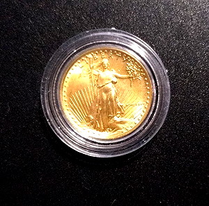 Χρυσό νόμισμα 1/10 της ουγγιάς- 1/10oz. Gold American Eagle 1986
