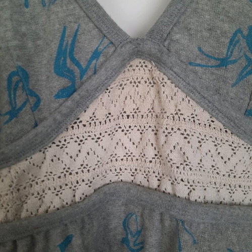 Lak dress like new, size S, terry fabric with embroidery