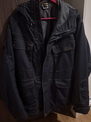 North Face Hy Vent jacket used, size L, dark blue