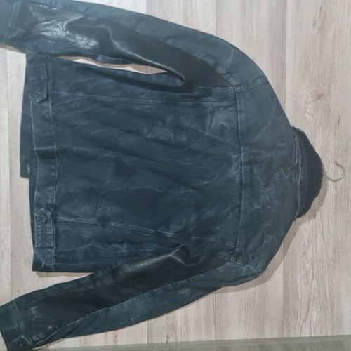 Calvin Klein jean jacket like new, black, size L