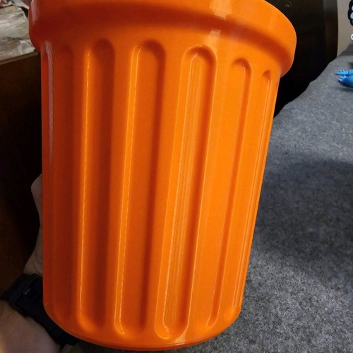 Office bin 3d printed orange like new, PLA plastic