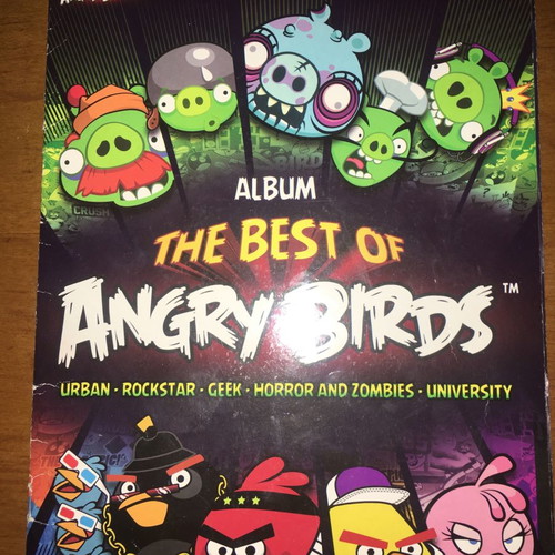 Άλμπουμ αυτοκόλλητων Angry Birds μεταχειρισμένο με 39 χαρτάκια στα 208