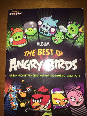 Албум стикери Angry Birds употребяван с 39 стикера от 208
