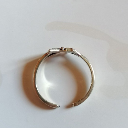 925 Silver Butterfly Toe Ring new