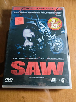 Saw Director’s Cut DVD καινούργιο, τρόμου, σφραγισμένο
