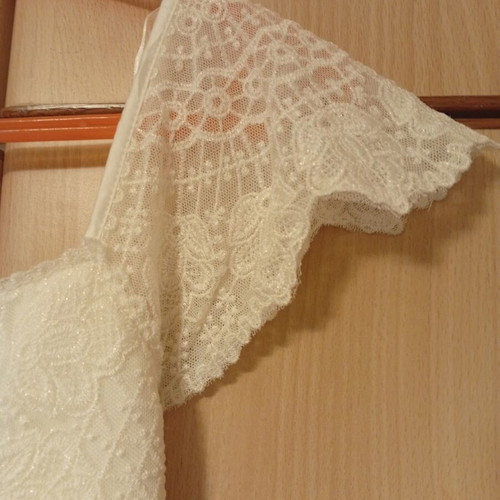 Monsoon dress for flower girl with lace and tulle, size S 12-13 years