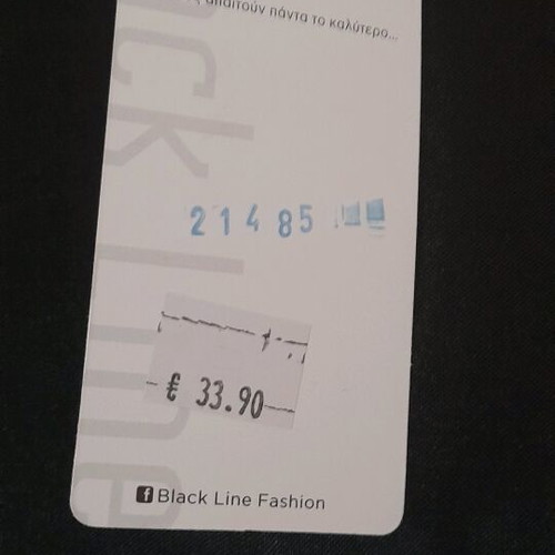 Μακρύ φόρεμα Black Line μέγεθος Μ καινούργιο, μαύρο με σκίσιμο μπροστά και βαμβάκι στο στήθος