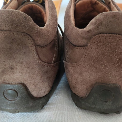 Mens suede shoes like new, brown, size 45 On the Road