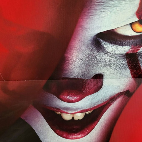 IT 2 Cardboard Poster like new, extremely rare