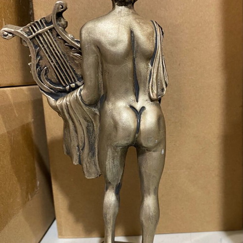 Orpheus statue new, decorative stone figure 15cm