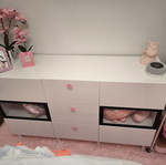 Buffet furniture, general use, 130x33x67 cm