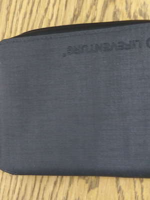 Lifeventure travel wallet like new, gray