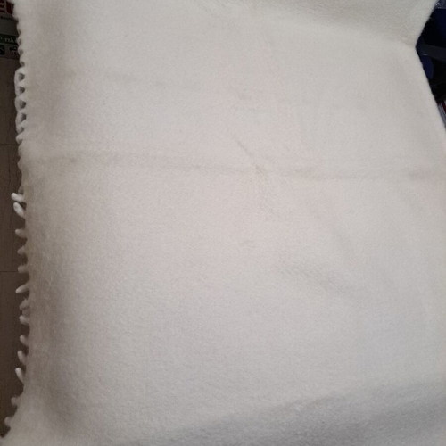 Wool Velentza blanket like new, cream white, 180x220cm