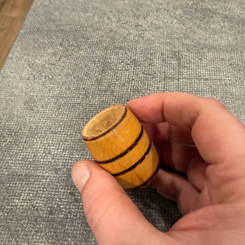 Wooden mini barrel like new for toothpicks