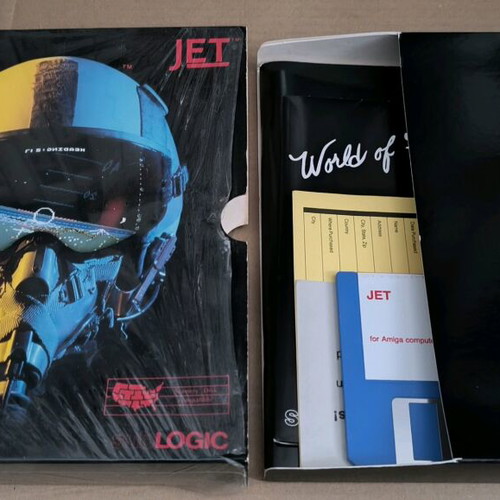 Jet (Sublogic) (Amiga) like new, complete in box