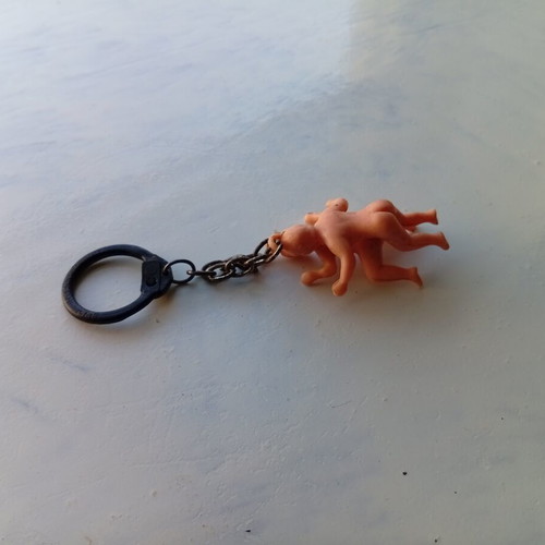 Erotic keychain used
