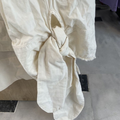Mango cotton shirt beige, like new, size S