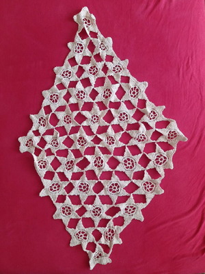 Handmade Crochet Doily new, single piece