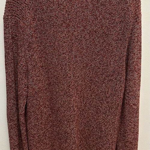 H&M men's sweater burgundy XL like new, 100% cotton