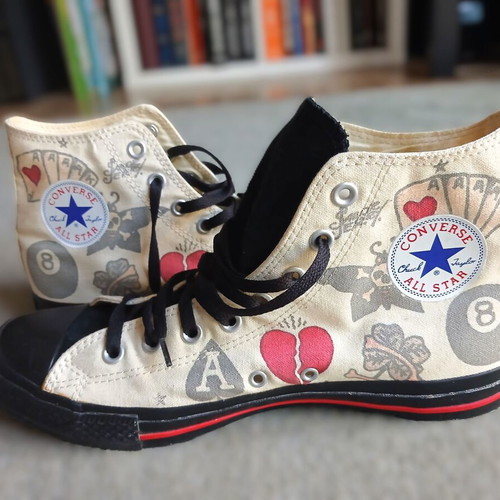 Converse Chuck Taylor All Star Sailor Jerry Death or Glory sneakers like new, EU 44