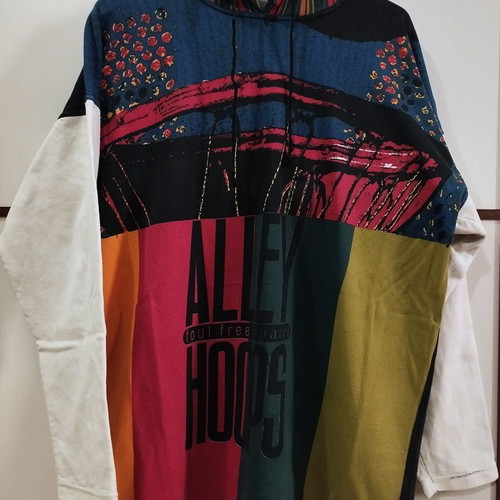 Nike Vintage 90s Alley Hoops - Foul Free Apparel Hoodie Sweatshirt (Rare)