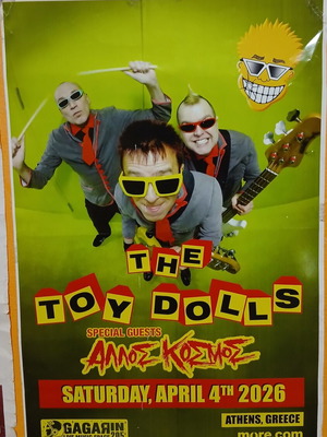 Toydolls Punk Rock Live Poster new, Athens 2026
