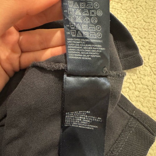 Tommy Hilfiger men's polo shirt like new, dark blue, size L