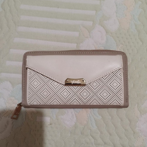 Beige wallet, new
