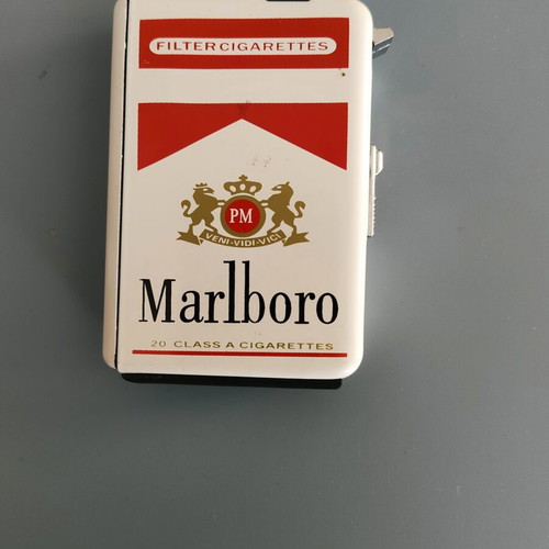 Vintage Marlboro Cigarette Dispenser with Lighter used