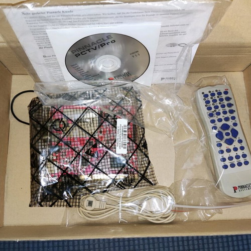 Pinnacle PCTV Pro used with TV, FM function and remote control