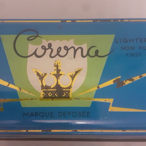 Corona metal box from the 60s used