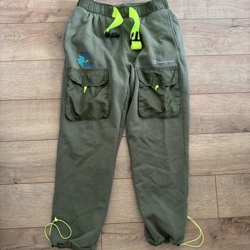 Champion Sidline Cargo Joggers used, green, size L