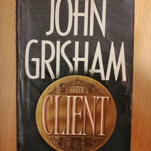 The Client by John Grisham used hardcover English book