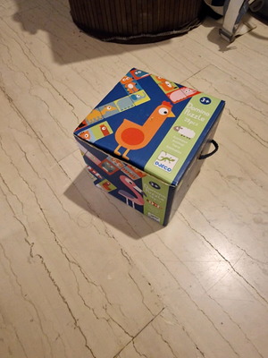Domino by Djeco like new, board game with animals and numbers