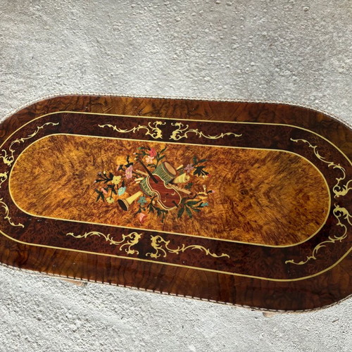 Antique table used vintage