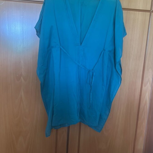 Caftan Calvin Klein swimwear new, petrol color